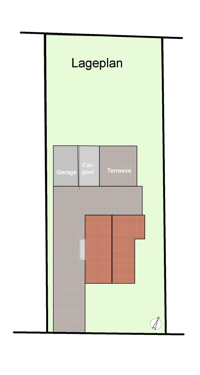 Lageplan Einfamilienhaus Rellingen-Egenb�ttel
