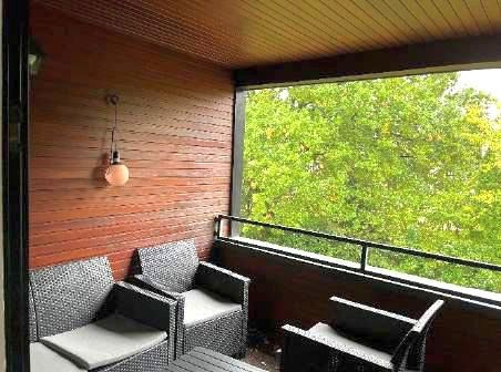 Blick aus der Loggia Dachgeschosswohnung Hamburg (Marmstorf)