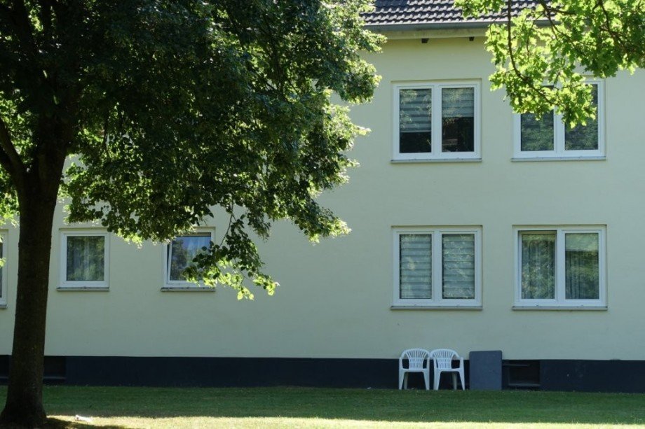 Ansicht Gartenseite Etagenwohnung Reinbek