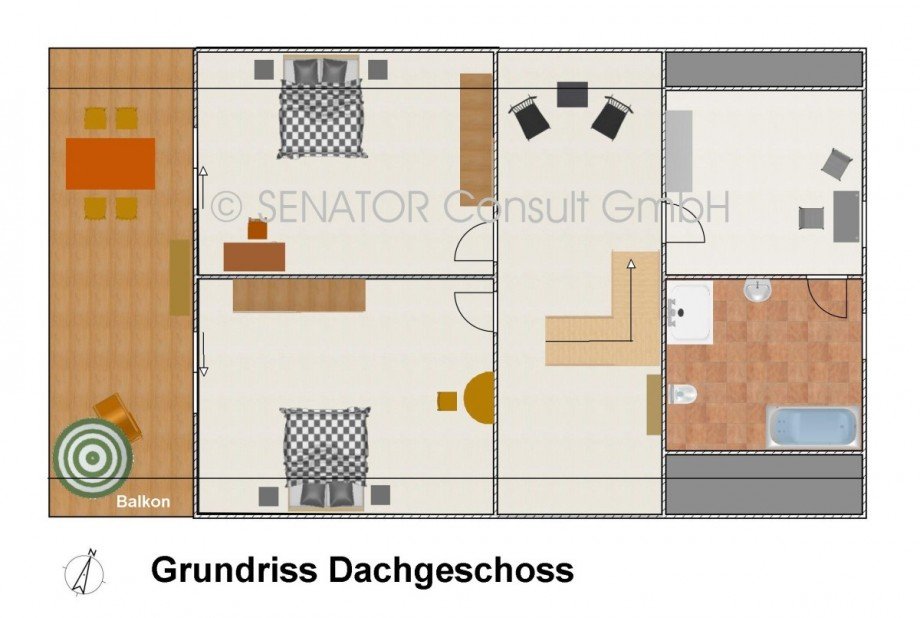 Gundriss_DG Einfamilienhaus Gardna Wielka