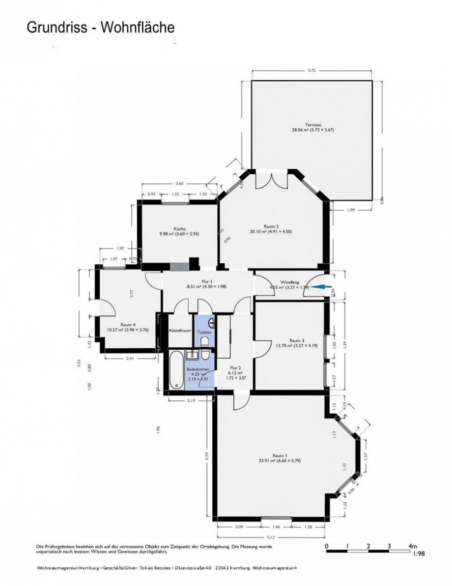 Grundriss A 19 Terrassenwohnung Hamburg