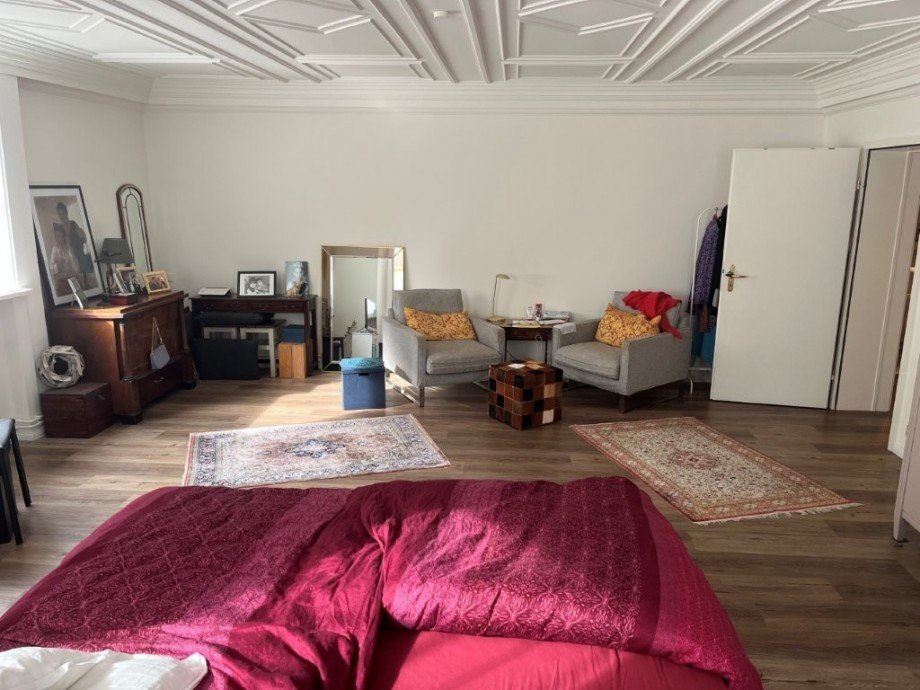 Schlafraum Terrassenwohnung Hamburg