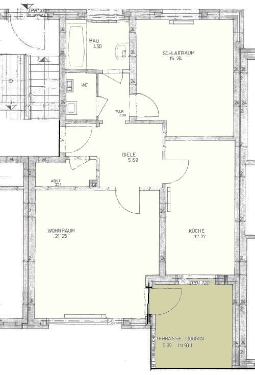 Grundriss Erdgeschosswohnung Hamburg