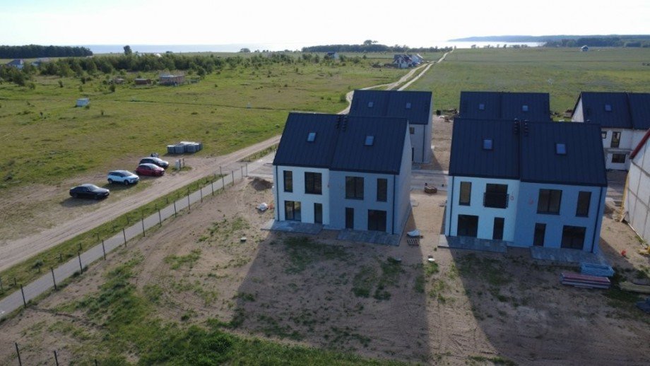 Blick zum Haff Doppelhaush�lfte Wollin