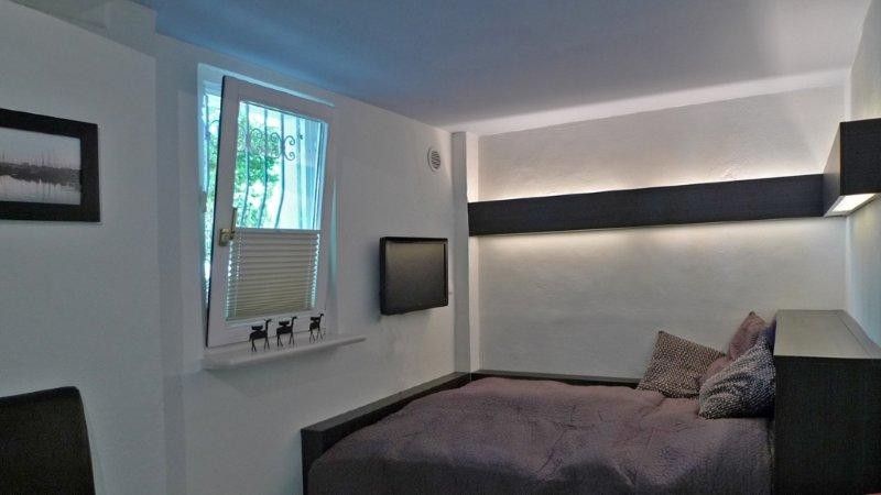 Schlafraum Souterrainwohnung Hamburg