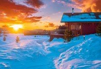 Bild (b8f079c3d2e5243ed07948823b12d6a6): Ihr eigenes Haus in traumhafte Winterlandschaft in Norwegen