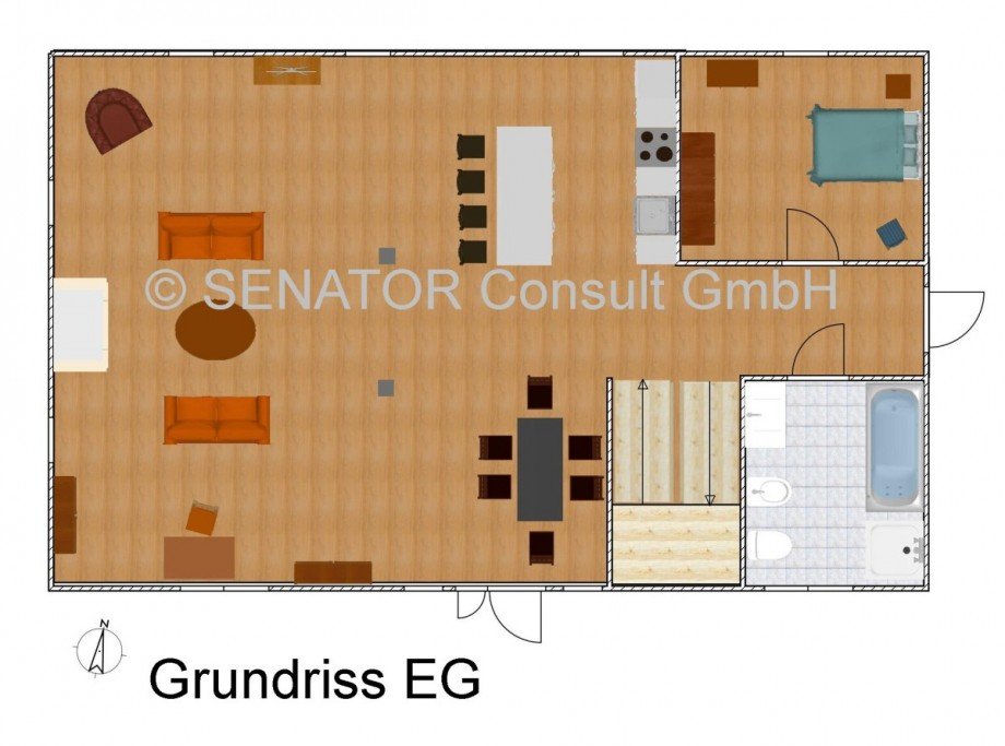 Grundriss_EG Einfamilienhaus Retowo