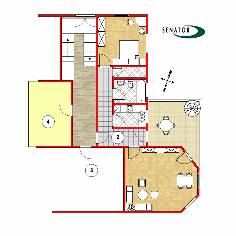Grundriss Terrassenwohnung Hamburg