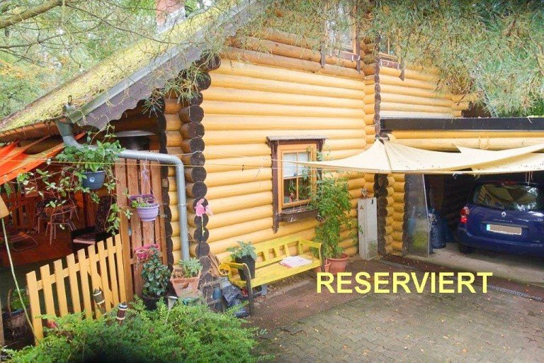 RESERVIERT Tosterglope-Ventschau - Niedersachsen Einfamilienhaus Blockbohlenhaus am Naturpark Elbh�hen-Wendland zu verkaufen